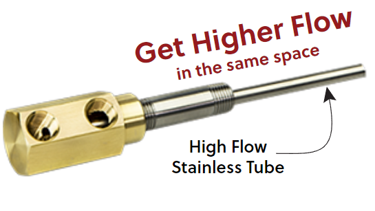 high-flow nipple type cascade head